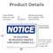 Signmission No Soliciting No Religious Fanatics Girl OSHA Notice Sign, Plastic, 18in W x 12in L, 2PK OS-2PACK-NS-P-1218-L-14829 - alternate 7